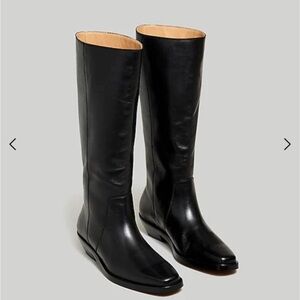 NWT size 7.5 extended calf madewell boots